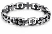 Acciaio inossidabile per braccialetto a croce cristiana piccola
