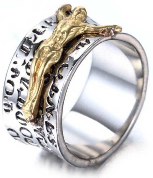 bague-romaine-crucifix