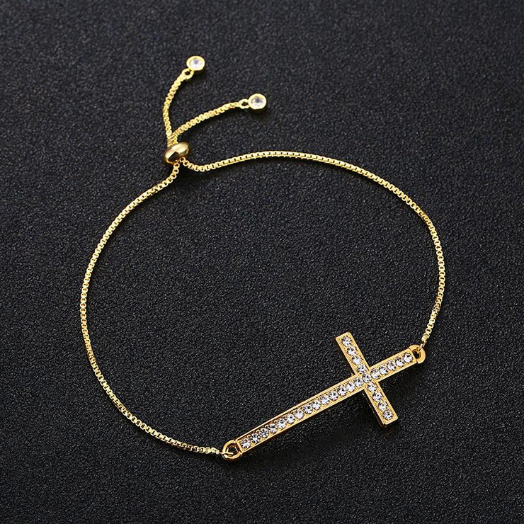 Bracciale a croce di donna oro originale in oro