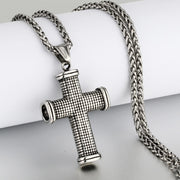 Necklace di Silver Men Cross